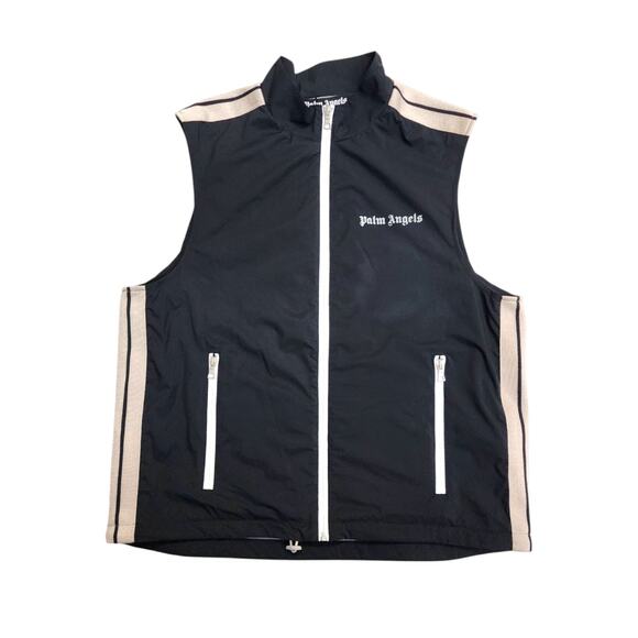 Palm Angels Classic Logo Lightweight Vest in Black size 46 Medium - NWT $930 - Picture 2 of 8